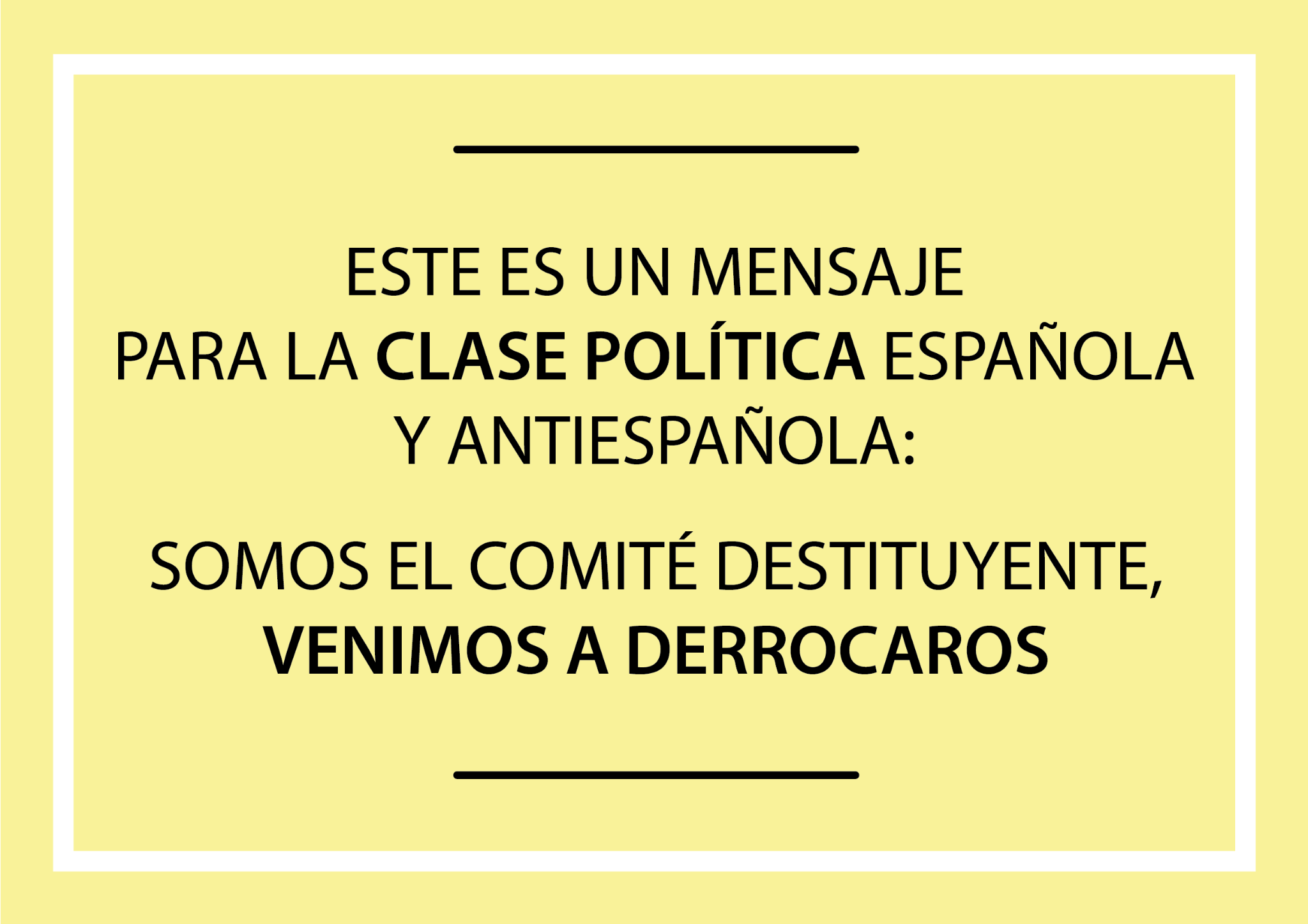 Cita del Comité Destituyente